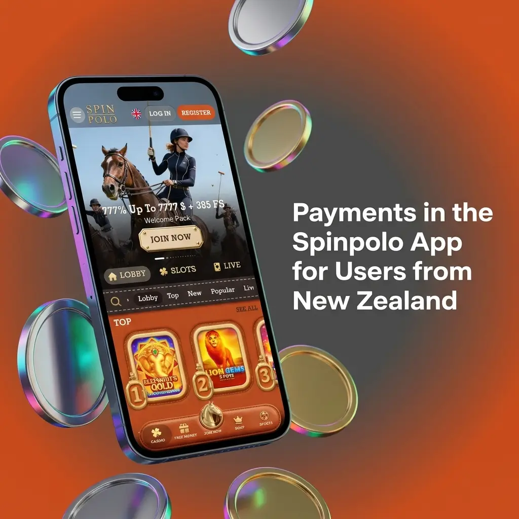 Spinpolo app payment methods for New Zealand users including VISA, Mastercard, crypto, and e-wallets