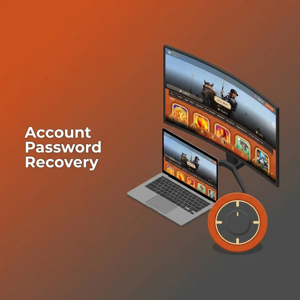 Spinpolo account password recovery steps showing forgot password link, email reset process, and login instructions