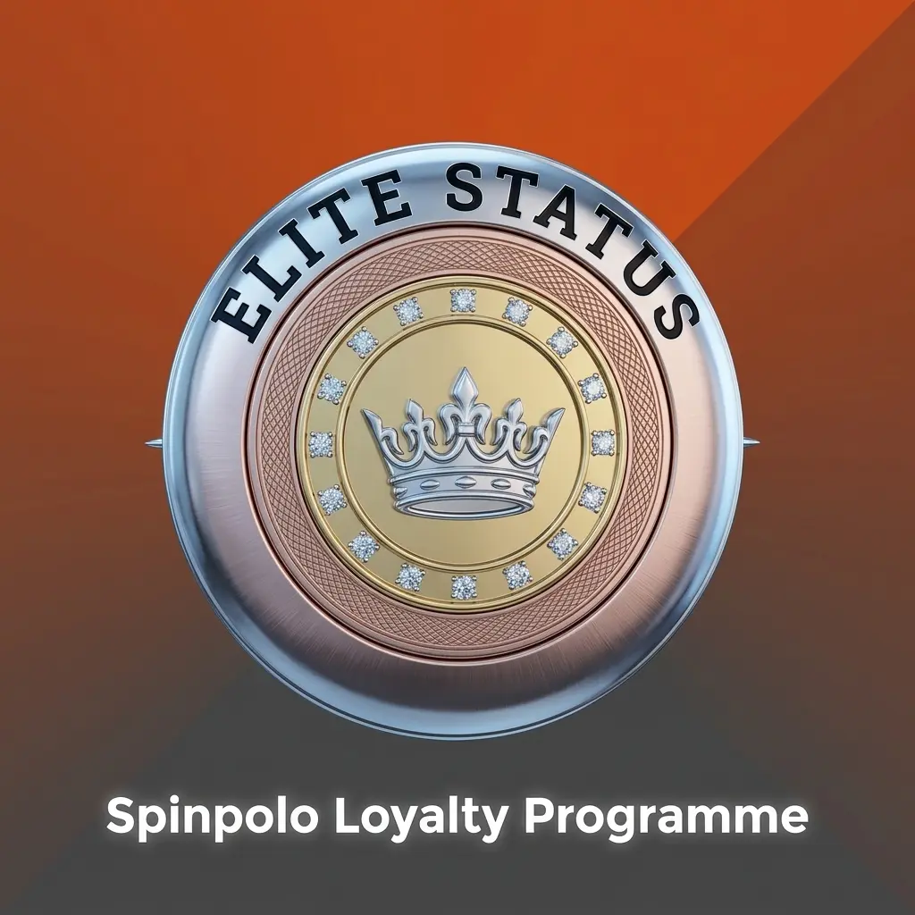 Spinpolo loyalty programme tier structure showing Bronze to Diamond levels with points, cashback, and VIP rewards