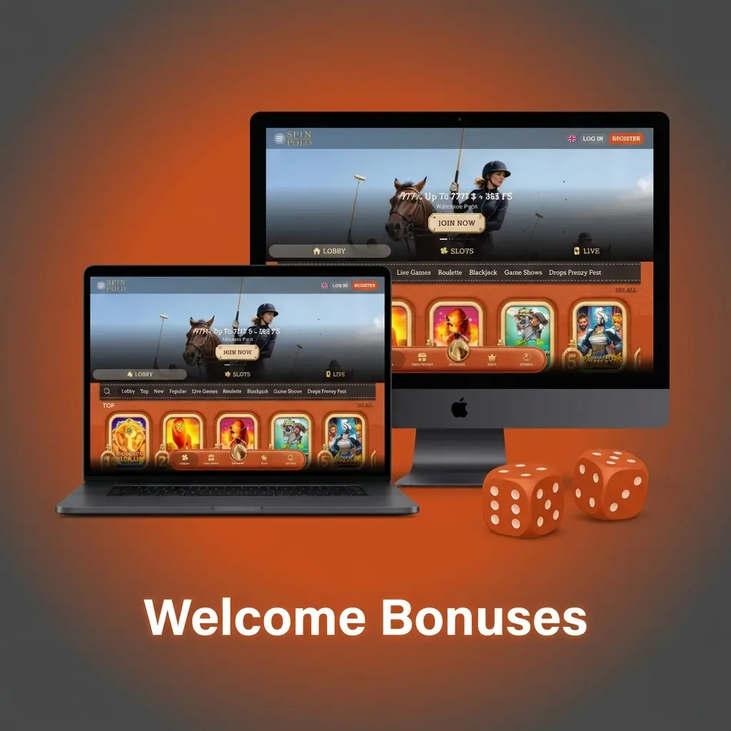 Spinpolo welcome bonus table showing 4 deposit tiers with up to 777% match, 9686 NZD and 385 free spins