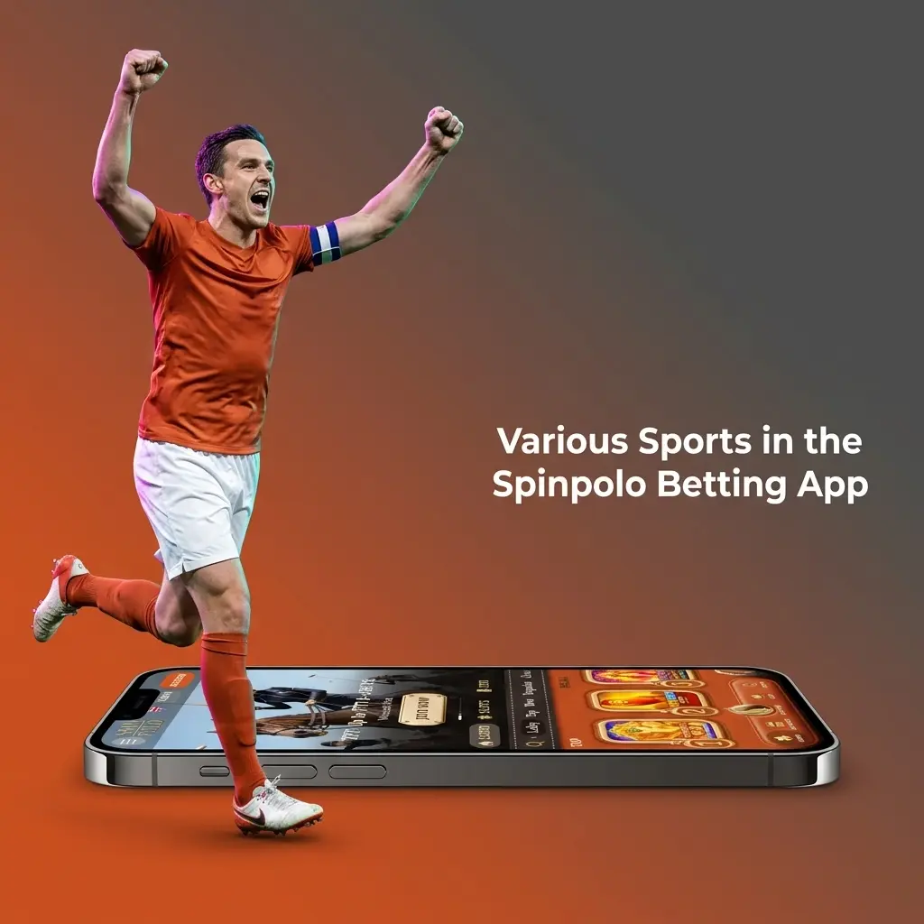 Spinpolo app sports betting options including football, rugby, cricket, basketball, tennis, and eSports like CS2 and Dota 2