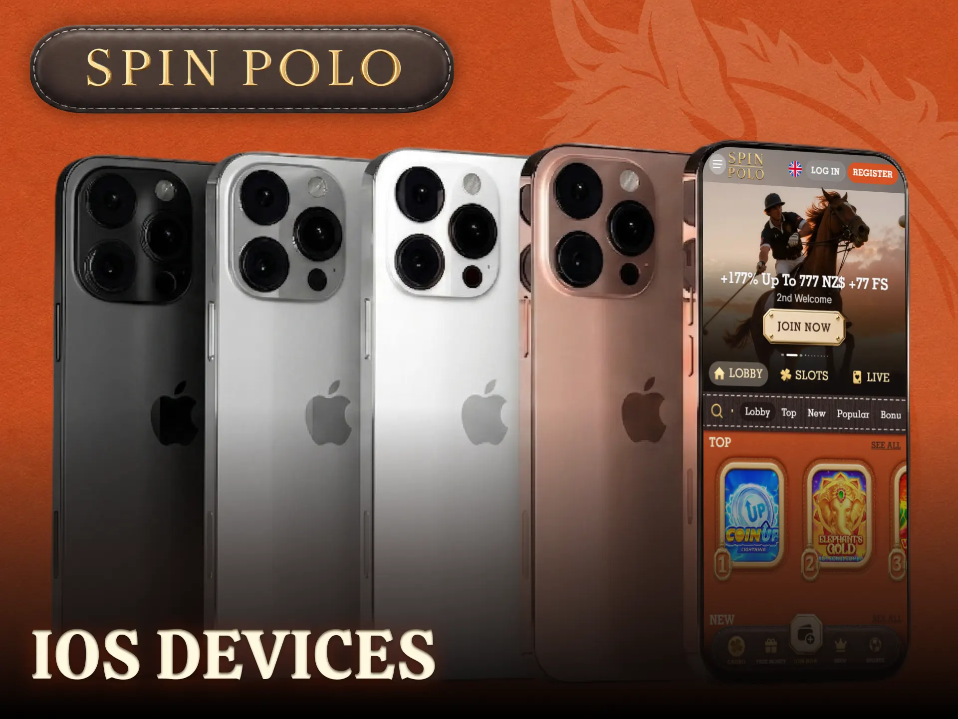 Review the compatible iOS devices supporting the Spinpolo.