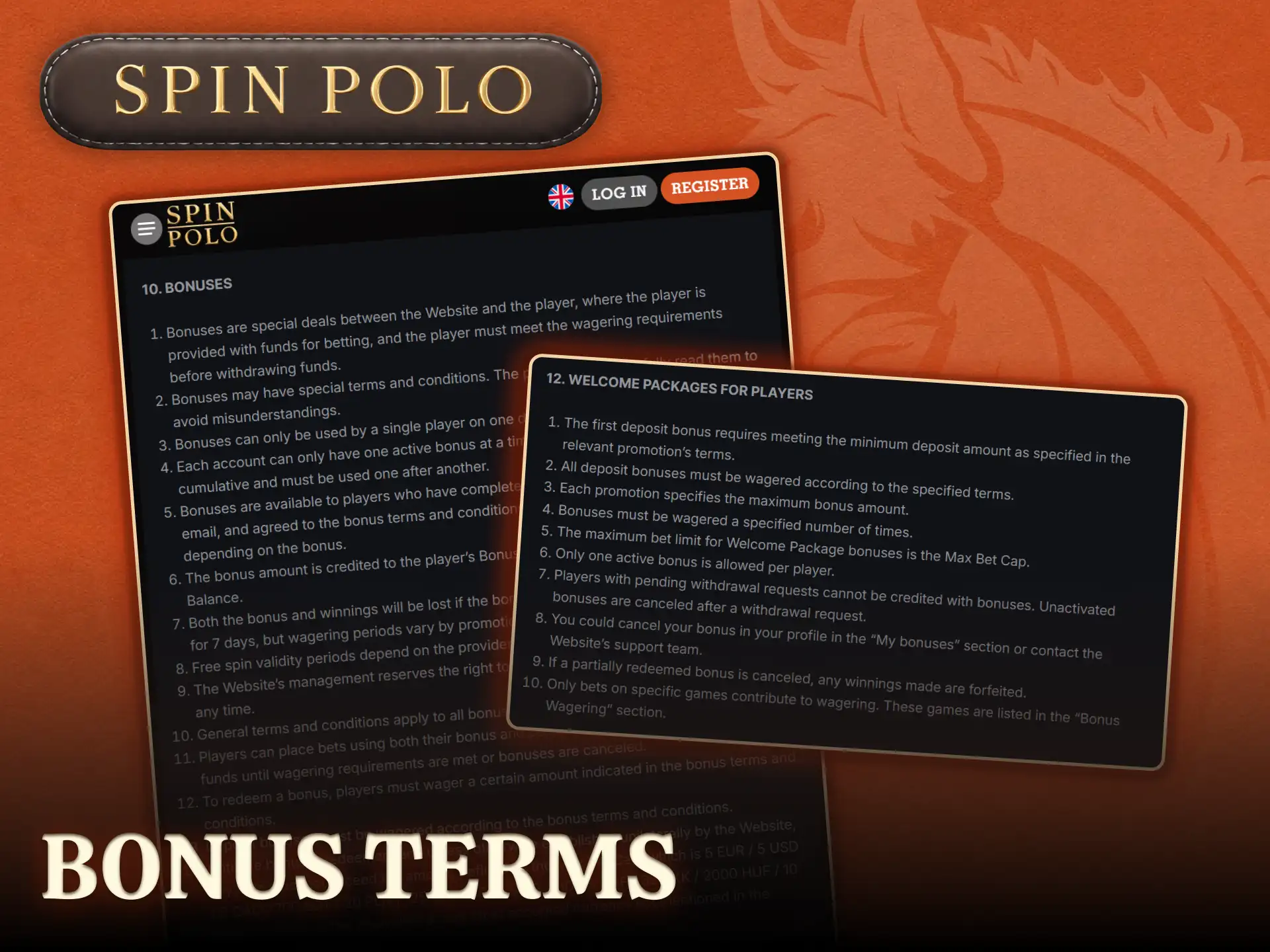 Review the wagering requirements before activating any Spinpolo bonus.
