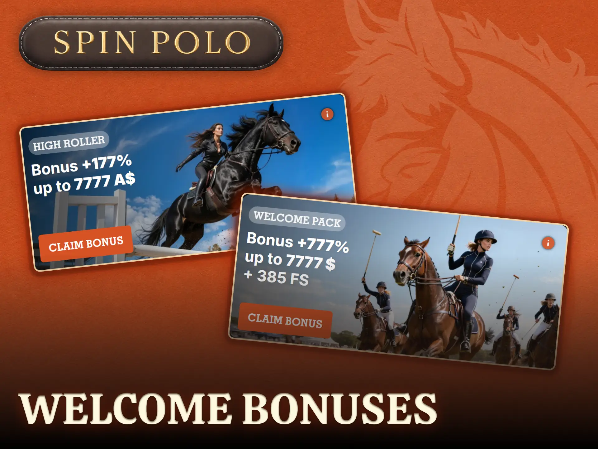 Claim your generous Spinpolo welcome bonus to maximize betting.