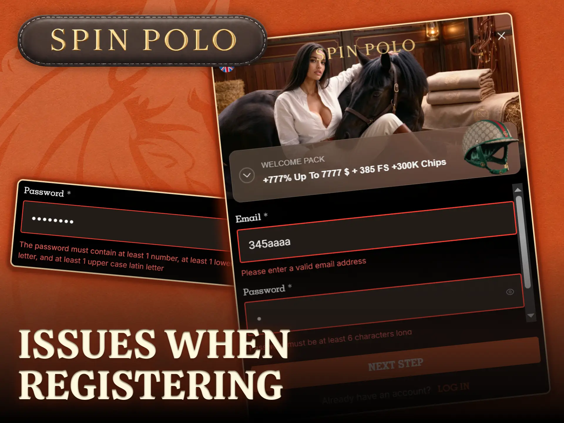 Solve common customer technical issues occurring during your Spinpolo registration.