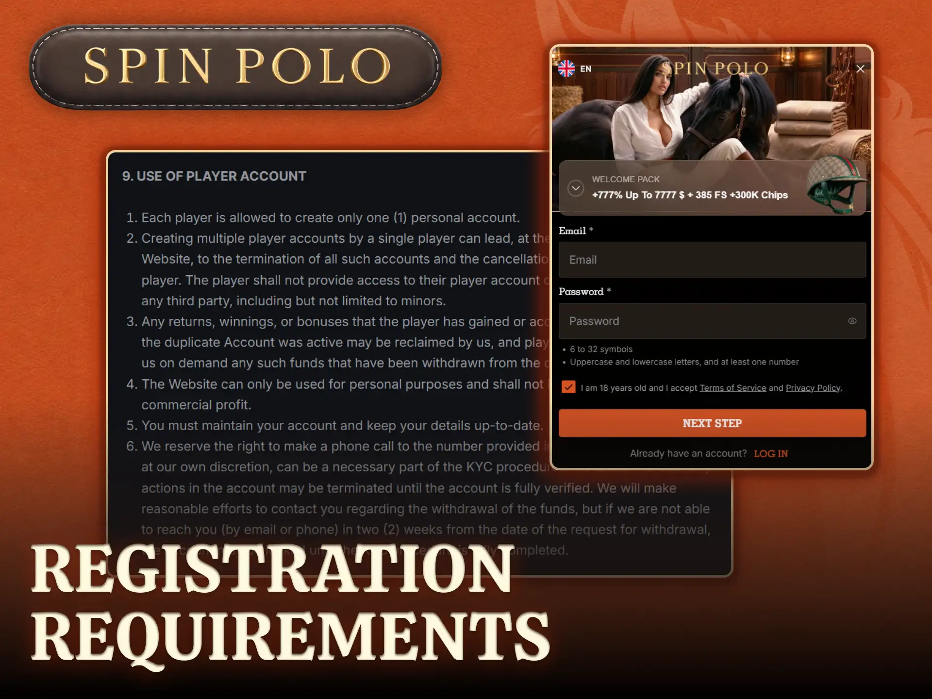 Review the legal New Zealand requirements needed for Spinpolo profile registration.